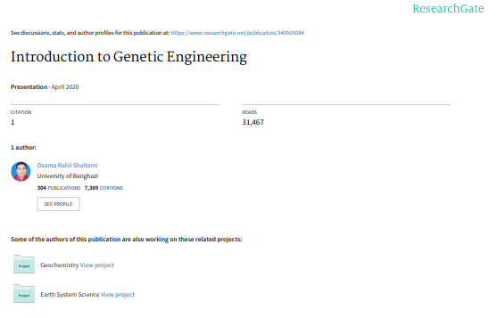 Genetic Engineering